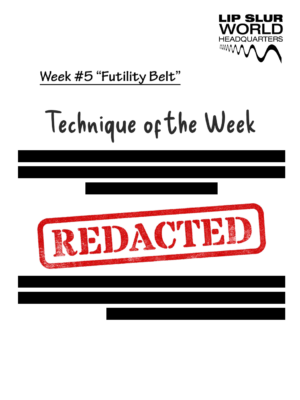 Technique of the Week Volume 5 "Futility Belt"